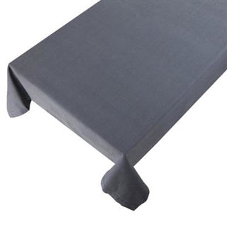 Leinen mehr Tischdecke indi grau 140 x 250 cm