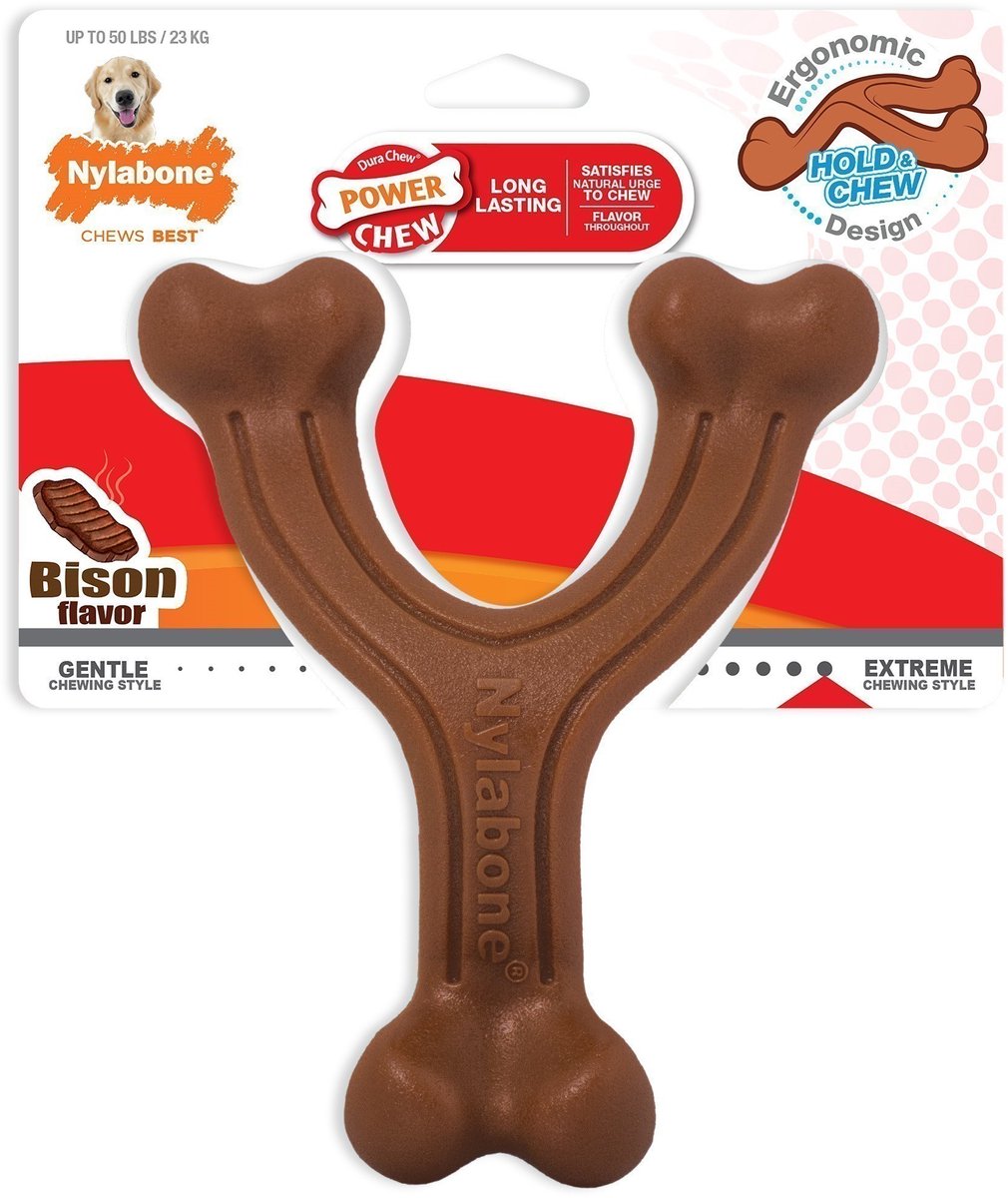 Nylabone Extreme Chew Wishbone Bison – Standardtitel