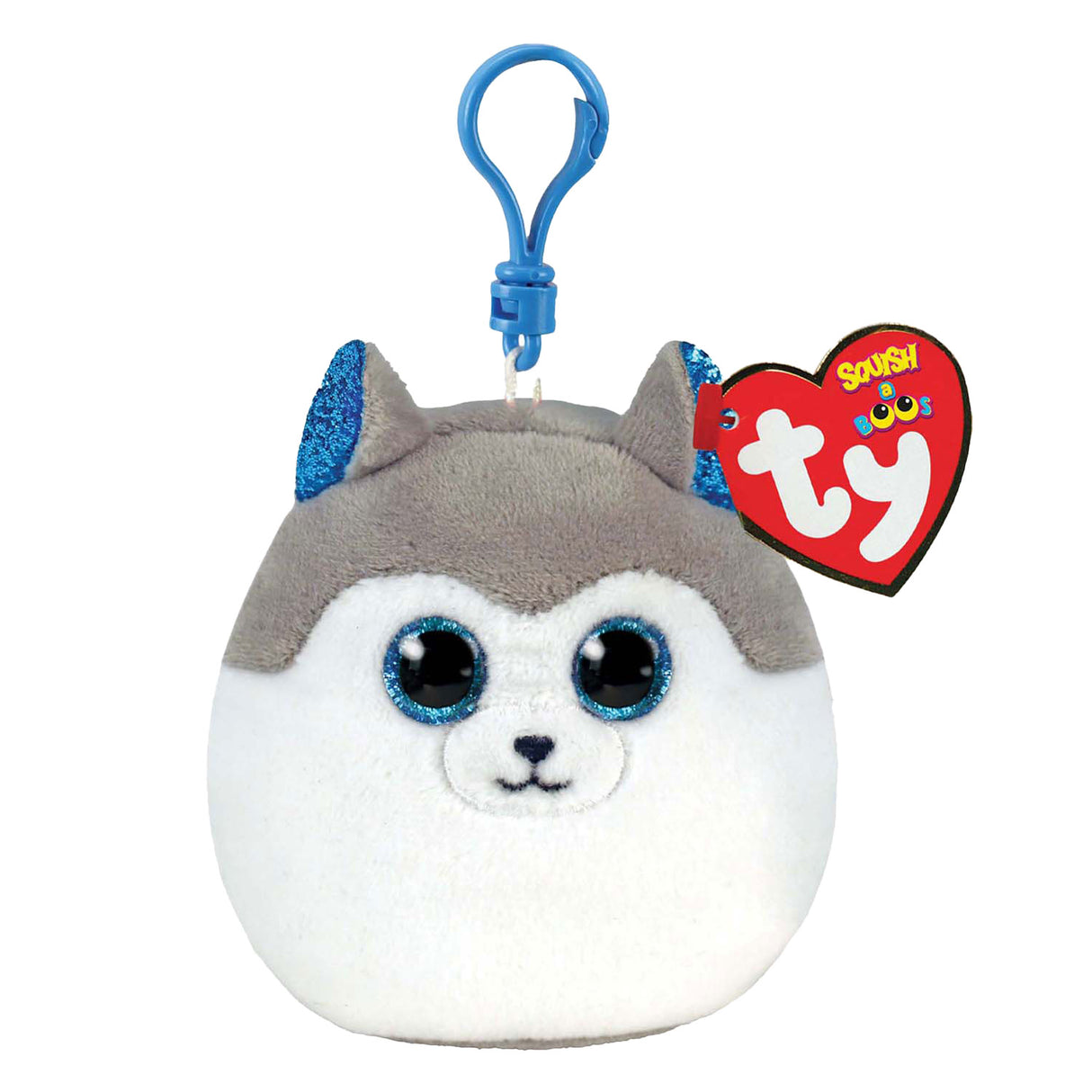 Ty Beanie Ty Squish a Boo Clips Slush Husky, 8 cm