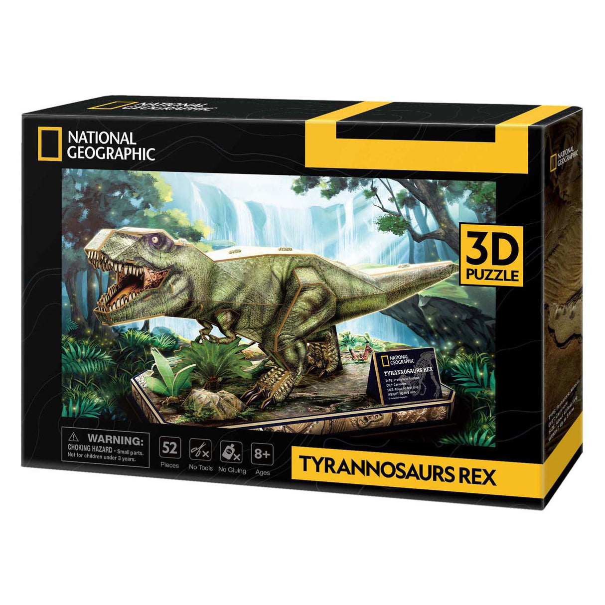 Kubisches lustiges 3D-Puzzle National Geographic T-Rex