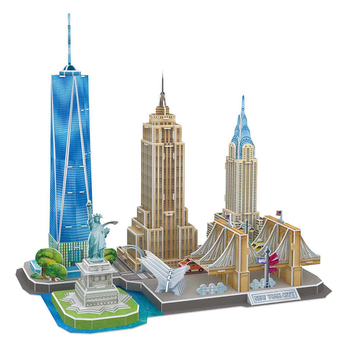 Würfelspaß 3D-Puzzle Stadtlinie New York City