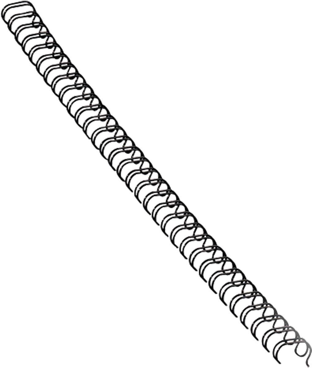 Fellowes Metallbinderücken 12 mm schwarz, 100 Stück