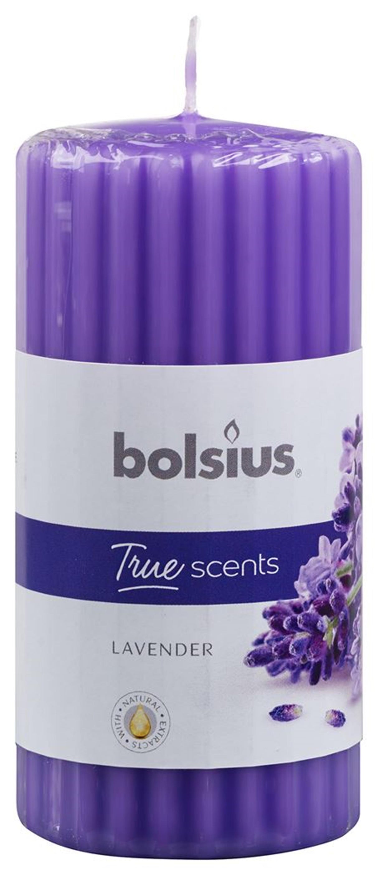 Bolsius Stumpenkerze Duft Lavendel 120 58