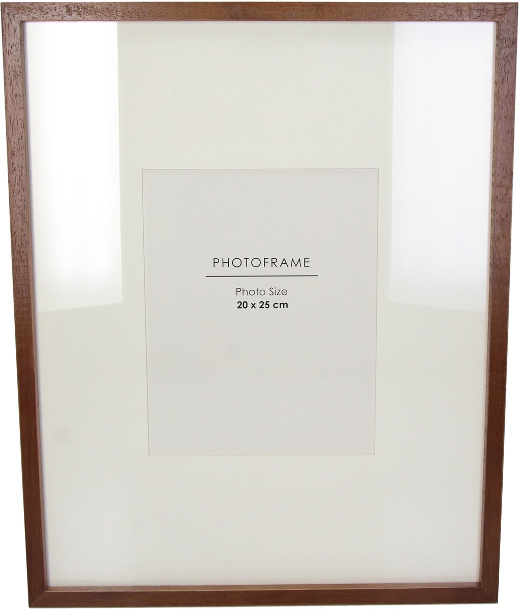 Hd collection fotolijst rubberhout bruin 20x25cm