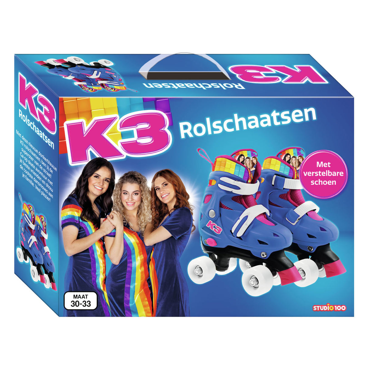 Studio 100 K3 Roller Skating Rainbow, Größe 30-33