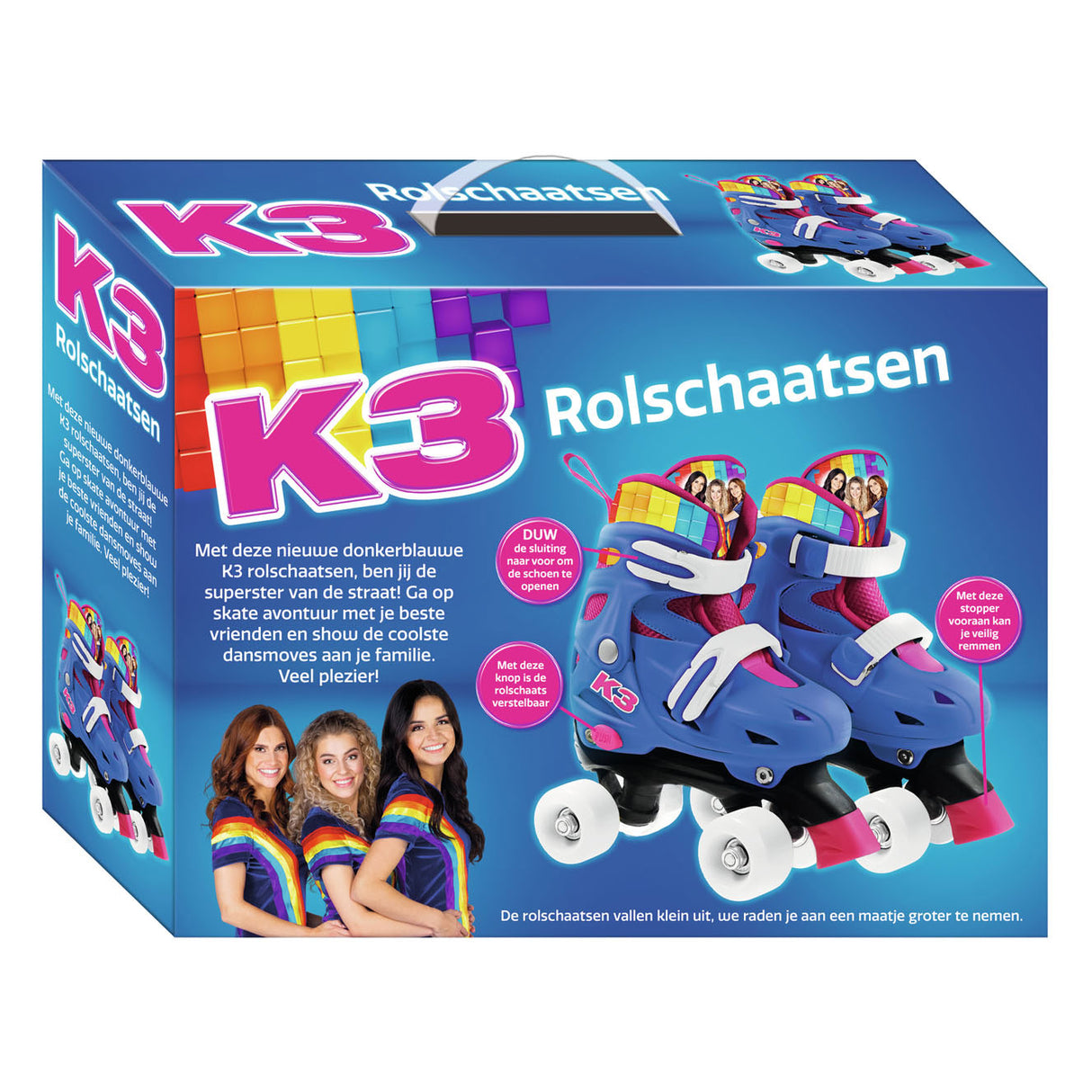 Studio 100 K3 Roller Skating Rainbow, Größe 30-33