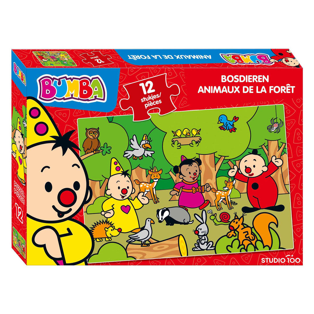 Studio 100 Bumba-Puzzle Waldtiere, 12-tlg.