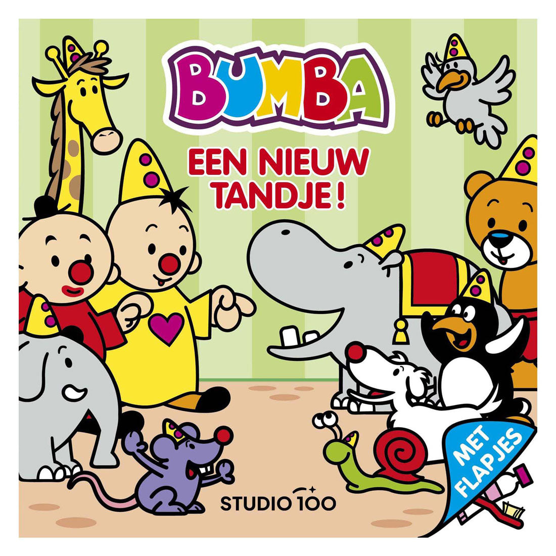Studio 100 Bumba-Kartonbuch mit Klappen: ein neuer Schritt | 2 Stk
