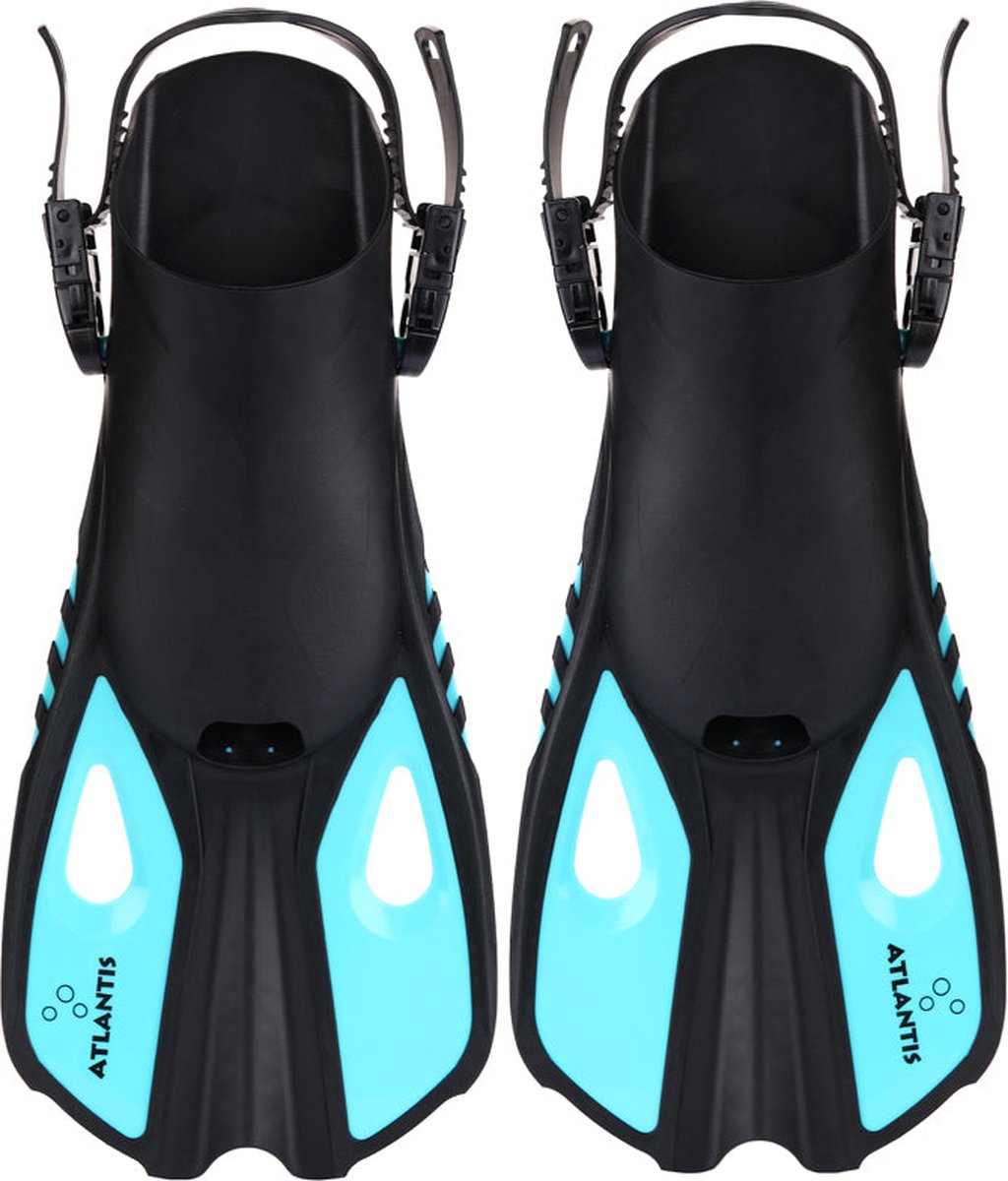 Atlantis snapper - zwemvliezen - flippers - volwassenen - zwart turquoise - 37-41