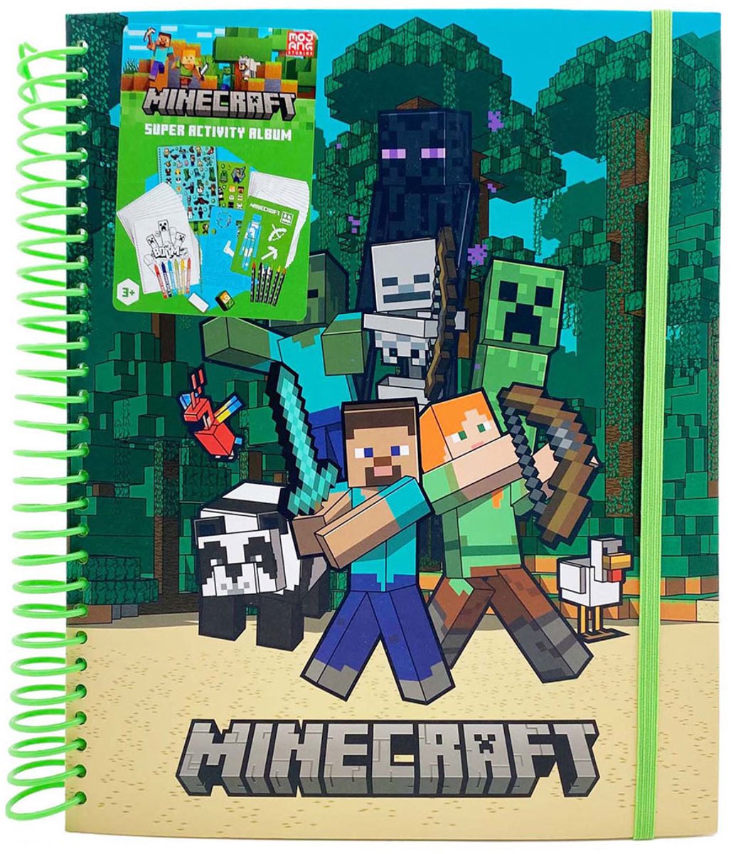 Minecraft Super-Aktivitätsbuch mit Aufklebern