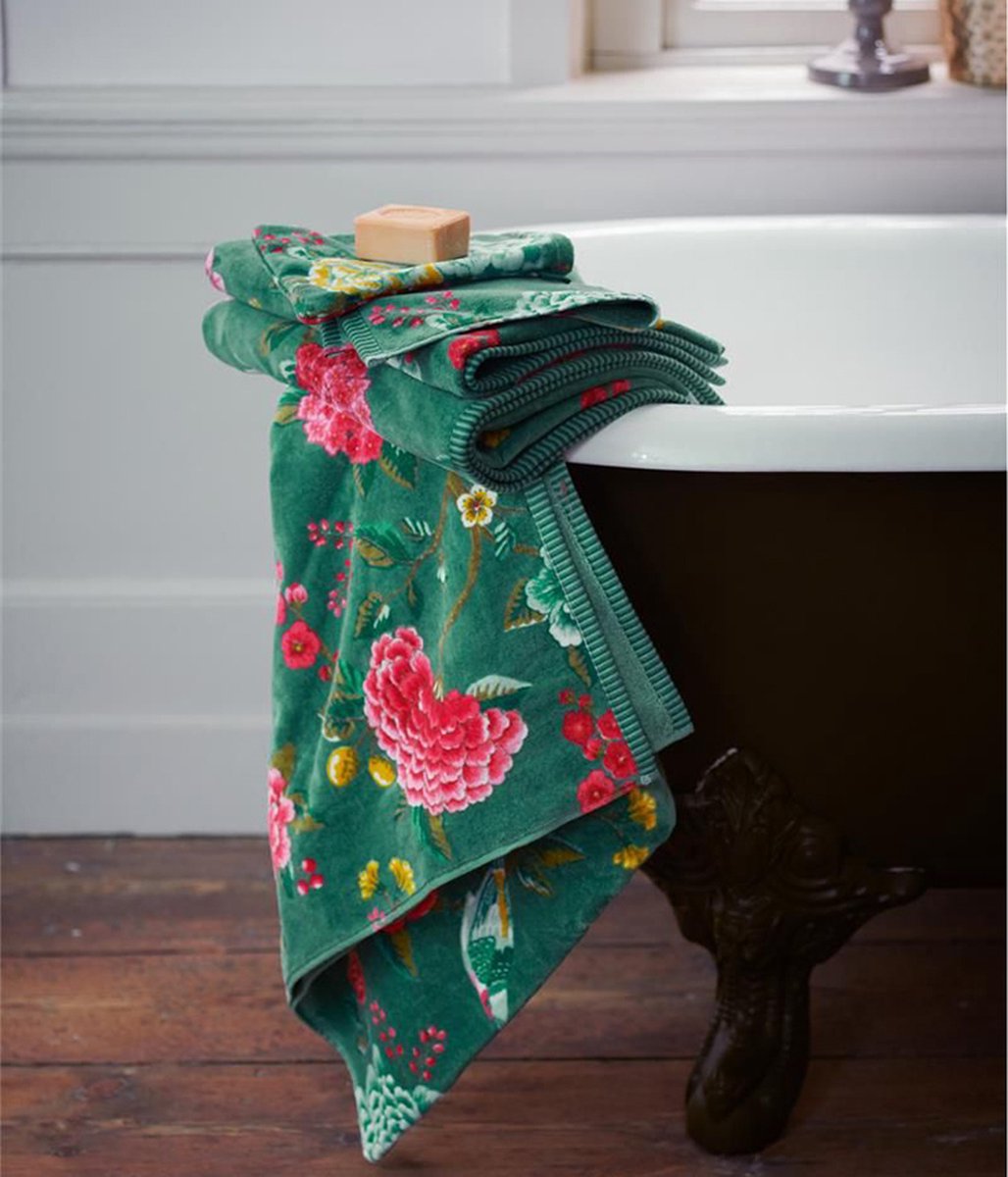 Pip studio good evening badhanddoek - groen