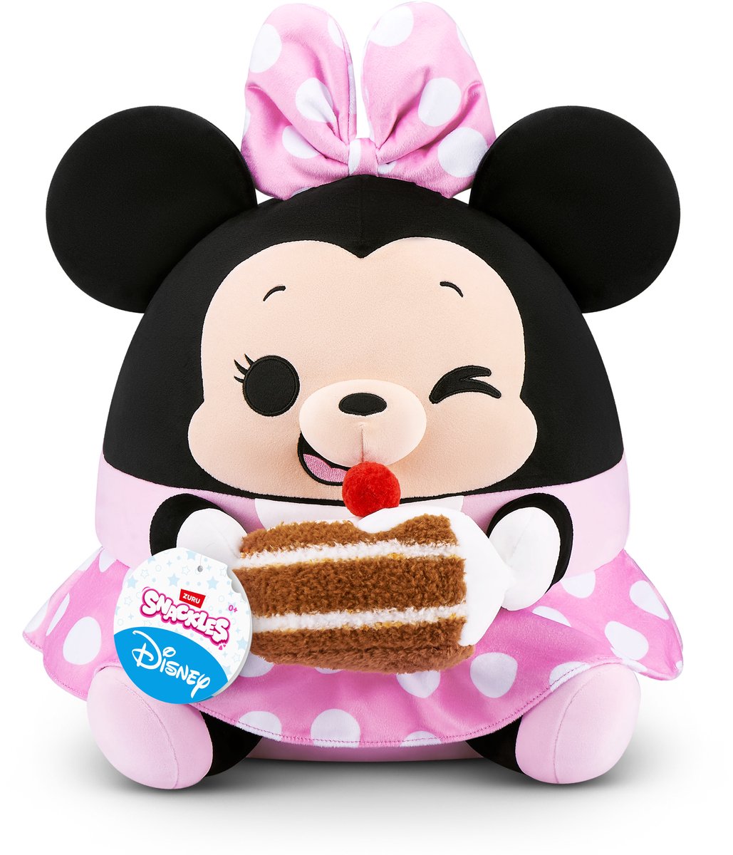 Snackles Disney Kuscheltier von 35 cm (Minnie) von Zuru