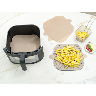 Nostik Duo Basket Airfryer Backbleche 4 Stück 25x14 und 26x14cm | 12 Stück