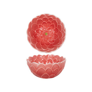 Schüssel ø14cm Blume rosa | 4 Stück