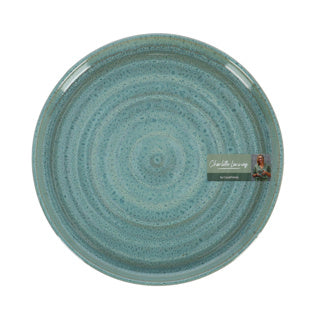 Teller flach d26 cm basalt ozeangrün | 6 Stück