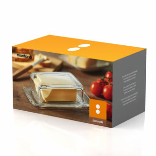 Butterdose aus Montana-Glas | 2 Stk