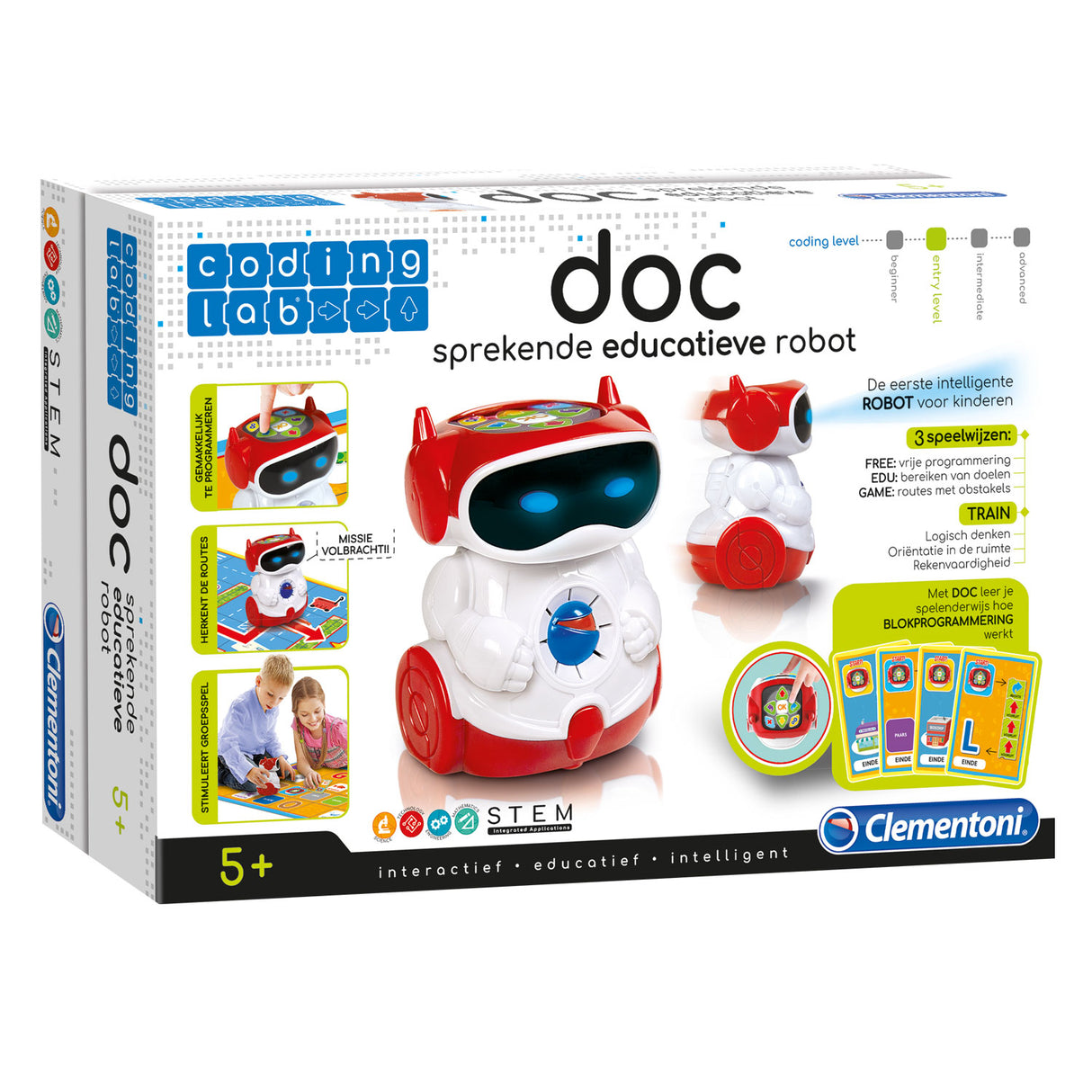 Clementoni Coding Lab - Doc Educational Talking Roboter