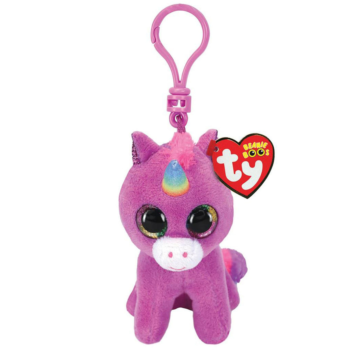 Ty Beanie Boos Clip Rosette Unicorn, 7 cm