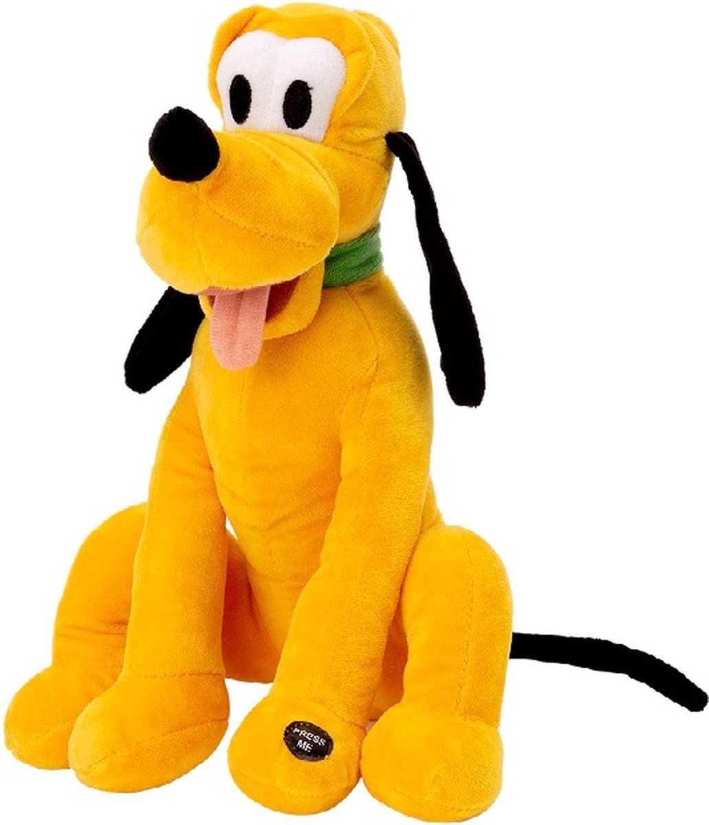 Disney Pluto Kuscheltier - Mickey Mouse Kuscheltier - mit Sound - 30cm