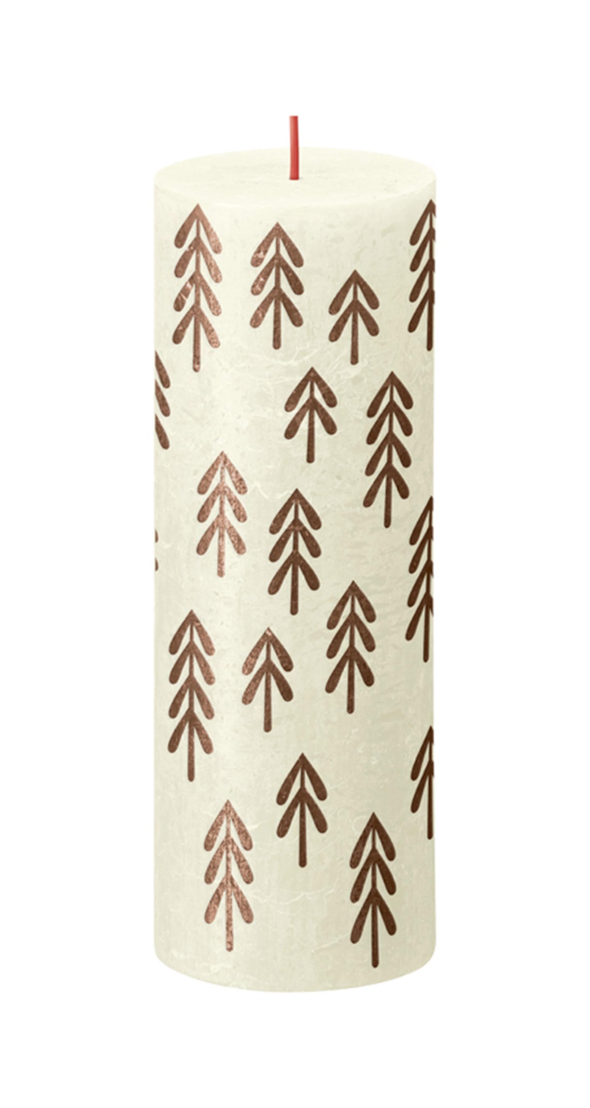 Bolsius bedruckte Kerze 190 68 Soft Pearl
