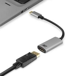 USB-C zu Display Port Act AC7030 Schwarz, Grau 0,15 m