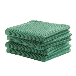 Ddddd Geschirrtuch Basic grün 30 x 30 cm Set 4 | 2 Stk