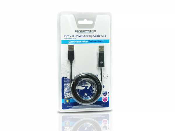 Conceptronic cusboddshare optisches Laufwerk-Sharing-Kabel USB