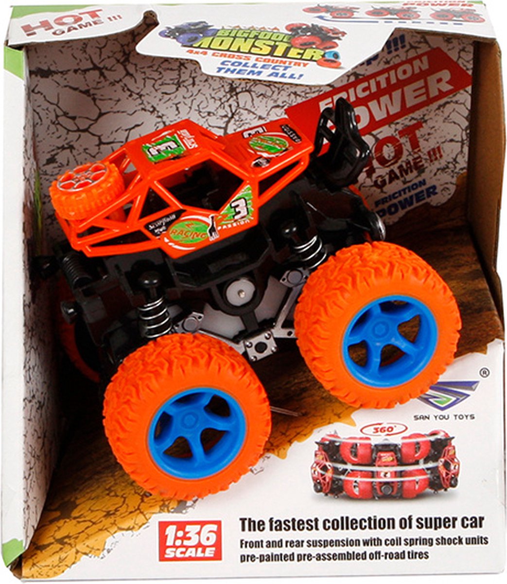 Toys Amsterdam Monstertruck Bigfoot Junior 9 cm orange