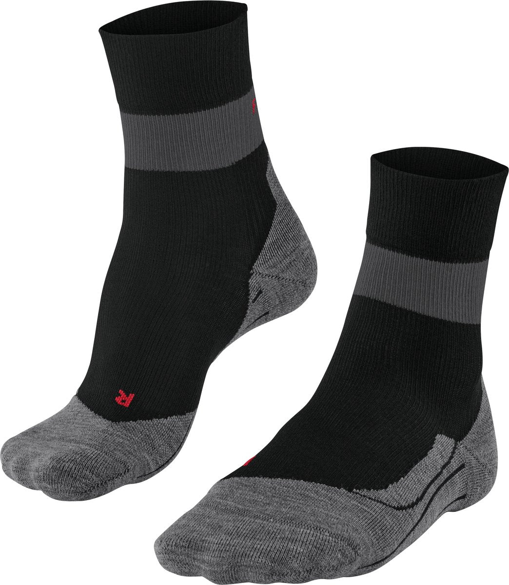 Falke ru stabilizing met compressie lyocell functioneel materiaal hardloopsokken dames zwart - maat 35-36