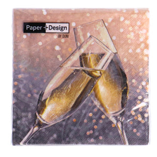 Duni Servietten Prost 24x24 cm | 12 Stück