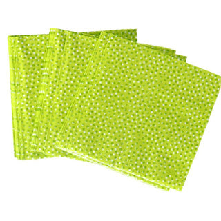 Duni Servietten verspielte Punkte Kiwi 33x33 cm | 4 Stück