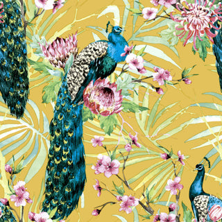 Duni Servietten tropischer Pfau 24x24 cm | 12 Stück