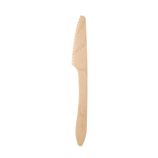 Duni Messer 10 Stück Holz | 6 Stück