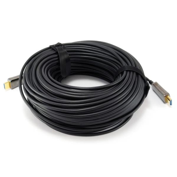 Equip 119431 HDMI 2.0 aktives optisches Kabel, HDMI Typ A -> HDMI Typ A 3D, 18 Gbit/s, 50 m, schwarz