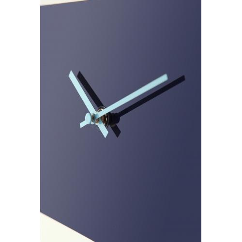 Nexttime Uhr 2855bl Bold Stripes, 38x19 cm, Wand, blau