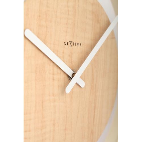 Nexttime Uhr 3046 Holzschlaufe, ø30 cm, Wand, Holz