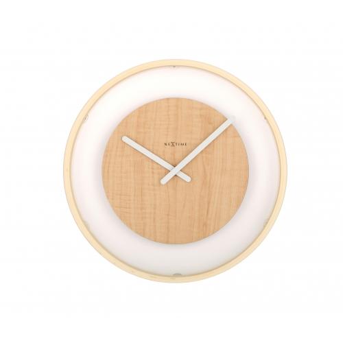 Nexttime Uhr 3046 Holzschlaufe, ø30 cm, Wand, Holz