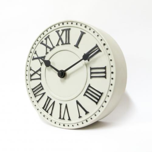 Nexttime Uhr 5187wi London Tisch, ø16 cm, Wand, weiß schwarz+b32