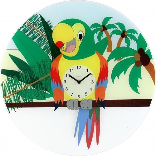 Nexttime-Uhr 8168 Lorre, ø43 cm, Wand, mehrfarbig