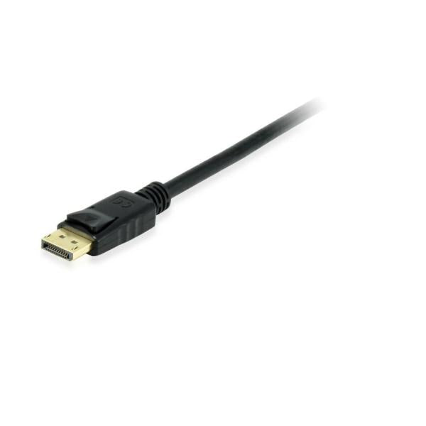 Equip 119253 Display-Port-Kabel, DisplayPort 1.4, 8K 60 Hz und 4K 120 Hz, HDR, 3 m, schwarz