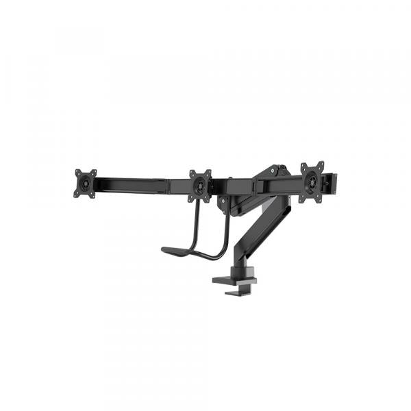 Neomounts NM -D775DX3BLACH FLAT Screen Desk Mount, 17 -24, 6 kg, 100x100 mm, Clamp Bolt,
