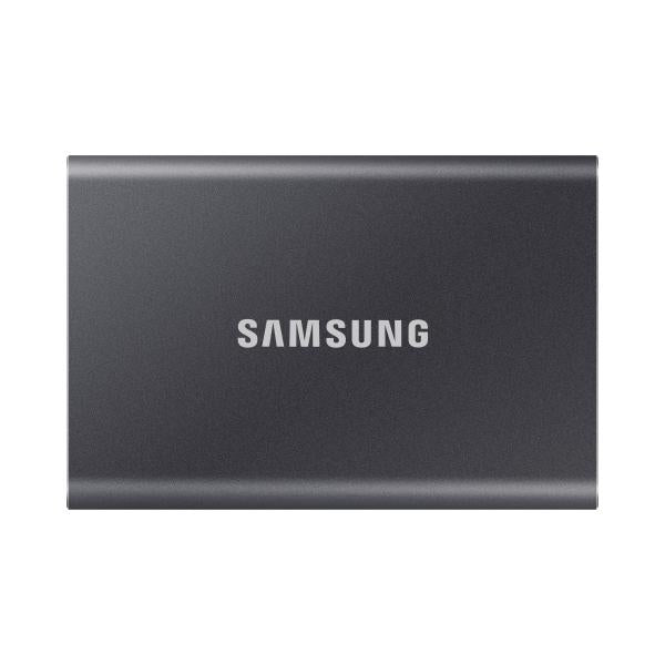 Samsung mu-pc2t0t ww t7 tragbare SSD, 2000 GB, USB Typ-C, 3.2 Gen 2, 1050 MB s, Passwort, grau