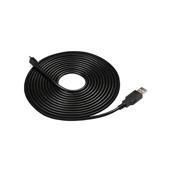 Transcend TS-DPL3 Dual-USB-Autoladegerät für DrivePro, 8 m 4 m Kabel, USB Typ A auf Micro B