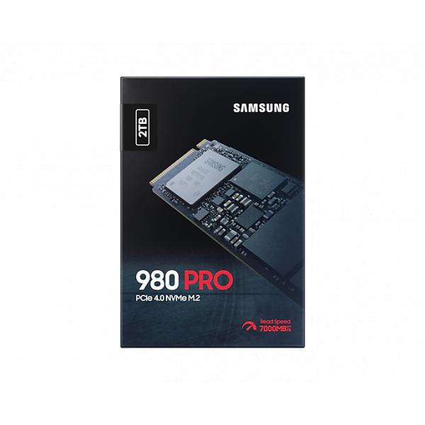 Samsung mz-v8p2t0bw 980 pro SSD, 2000 GB, M.2 NVME, PCIe 4.0, 7000 5100 MB/s, 100.000 Iops