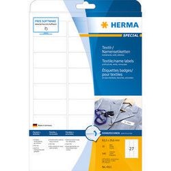 Herma Namensschild 4511 63,5x29,6mm weiß