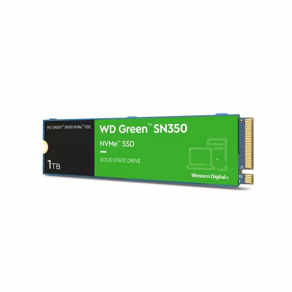 Western Digital WDS100T3G0C SN350 Green SSD, 1 TB, M.2 NVME, QLC, 3200 3000 MB s