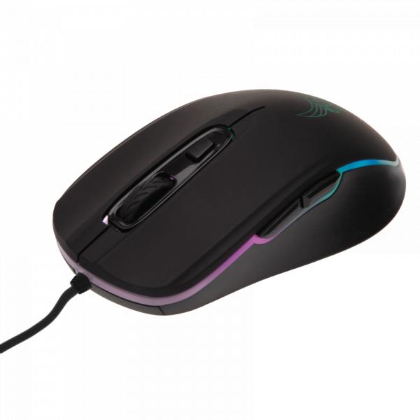 L33t Gaming 160399 Tyrfing kabelgebundene RGB-Gaming-Maus, 6 Tasten, 10.000 dpi, USB