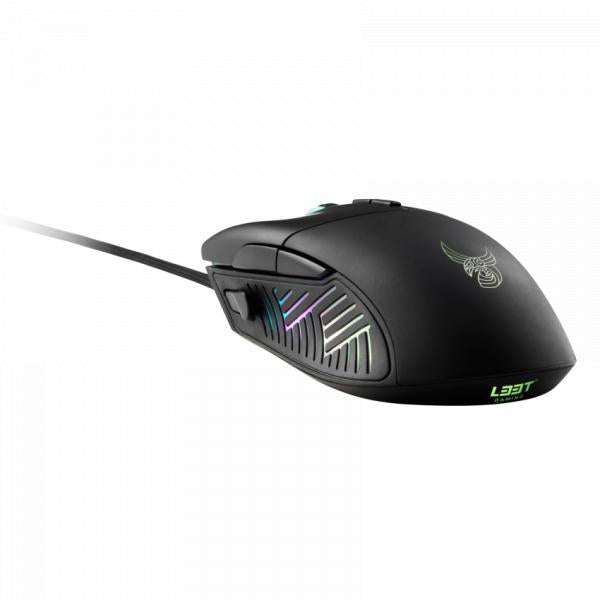 L33t Gaming 160383 Gungnir Gaming-Maus. 8 Tasten, 16.000 dpi, ergonomisch, RGB