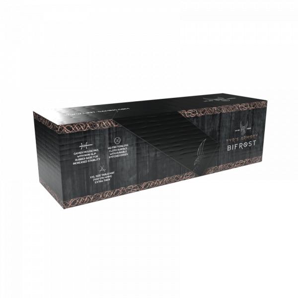 L33t Gaming 160404 Bifrost XXL Gaming-Mauspad, schnelle Oberfläche. 920 x 294 x 4 mm, schwarz