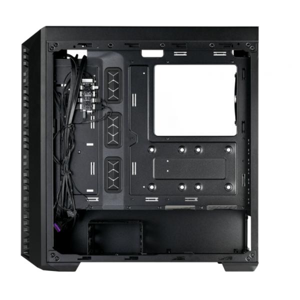 Cooler Master MB520-kgnn-s00 Masterbox 520 Mesh, rot, ATX, Midi, durchgehendes transparentes Fenster